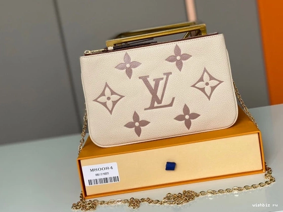 WIS DOUBLE ZIP VUITTON LOUIS POCHETTE 0107